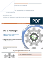 Geschichte Perspektiven Der Psychologie