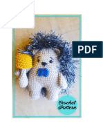 Baby Hedgehog Amigurumi PDF Crochet Free Pattern