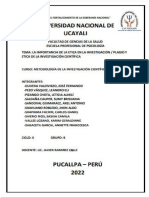 Paradigmas de Investigación - Ttrabajo Grupal