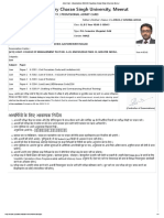 Admit Card - (Examinations 2022-23) Chaudhary Charan Singh University, Meerut