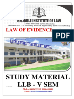 Evidence Law: Facts in Issue and Relevant Facts