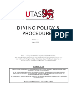 Diving Policy and Procedures