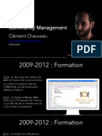 Portfolio Community Management Clément Chauveau