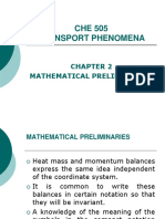 MATHEMATICAL PRELIMINARIES FOR TRANSPORT PHENOMENA