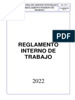 Reglamento Interno de Trabajo - SC ACEROS