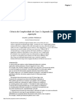 Ciência Da Complexidade Do Caos I e Segunda Língua