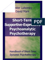 Short-Term Supportive-Expressive Psychanalytic Psychotherapy - Luborsky & Mark