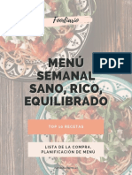 Menu Semanal 2.0