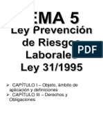 Ley de Prevención de Riesgos Laborales: Objeto y Principios