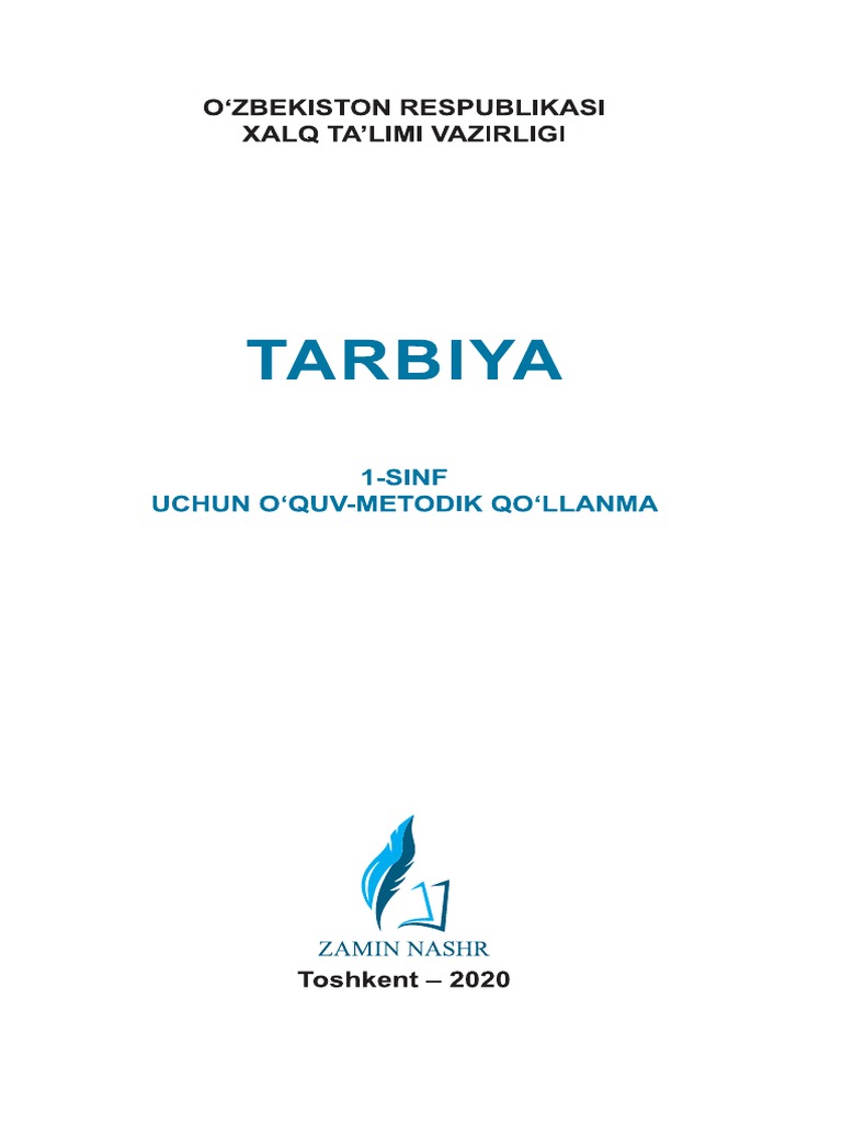 Tarbiya Boshlangich Sinflar Uchun Oqituvchi Kitobi WWW - Idum.uz | PDF