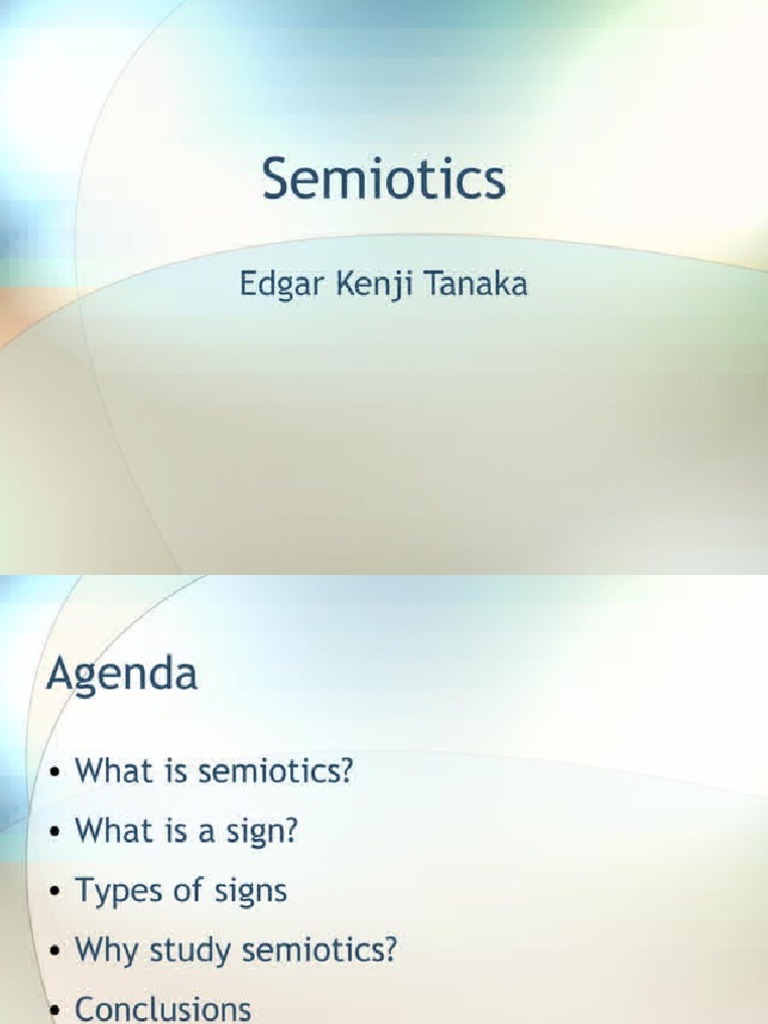 Semiotics 1070205 | PDF