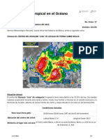 Aviso de Ciclón Tropical en El Océano Atlántico - 3222