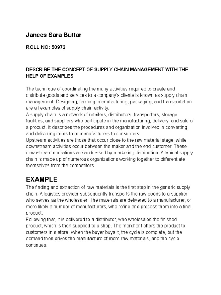 Supply Chain Management Quiz 1 PDF