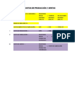 Formulas Estado de Costos de Producción y Ventas