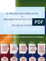 El Proceso de Formulación e Implementacion de Las Estrategias