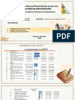 Diagrama de Gantt, CPM y Pert