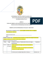 Observación de conductas y factores en estudiantes sordos