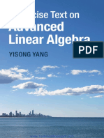 A Concise Text On Advanced Linear Algebra by Yisong Yang