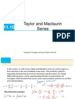 18-Section 11.10 Lecture Notes Taylor and MacLaurin Series