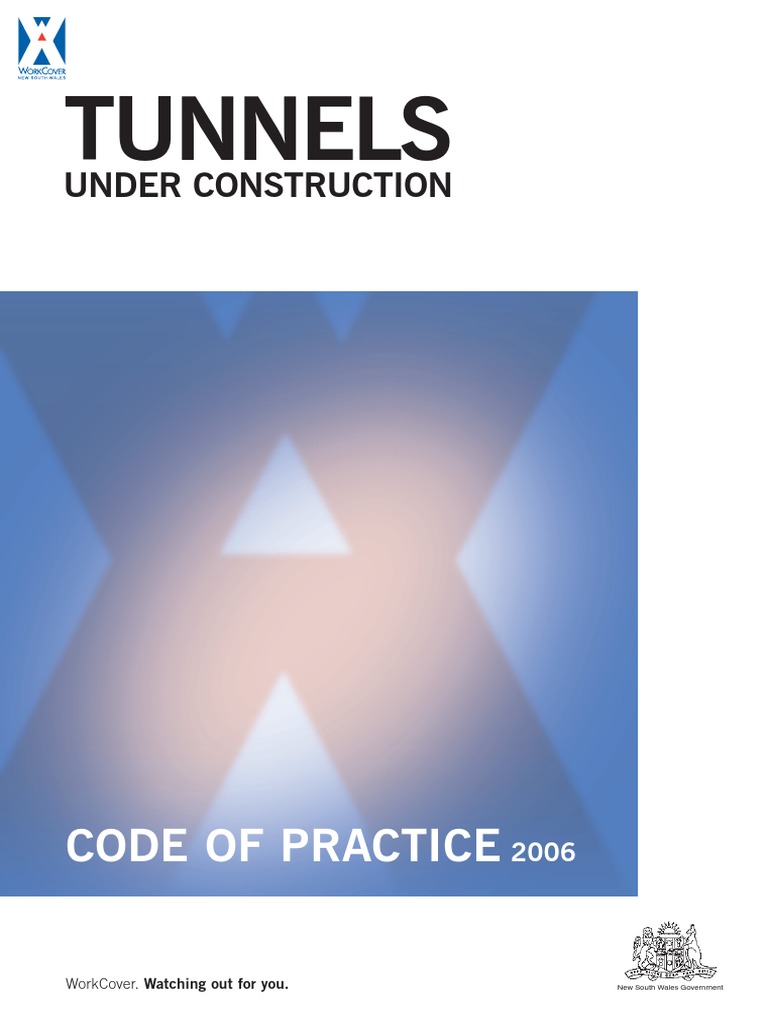 Tunnels Under Construction Code of Practice PDF Occupational Safety