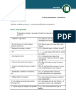 Trabajo Independiente y Salud Laboral