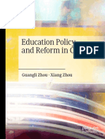 Education Policy and Reform in China by Guangli Zhou, Xiang Zhou