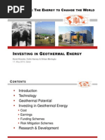 100511 Investing in Geothermal Energy