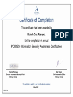 PCI DSS - Information Security Awareness Certification