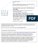 Heritage Masonry Buildings in Urban Settlements and The Requirements of Eurocodes-Expierence of Slovenia