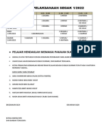 Jadual Pelaksanaan Segak 1-2022