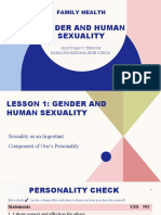 FAMILY HEALTH GUIDE ON GENDER AND HUMAN SEXUALITY