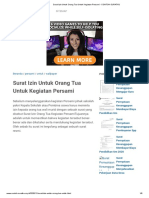 Surat Izin Untuk Orang Tua Untuk Kegiatan Persami - CONTOH-SURATKU