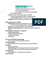 Biological Anthrology Study of Mankind Evolution