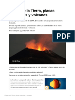 Capas de - La - Tierra - Placas - Tectónicas - y - Volcanes