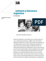 Machismo y Literatura Argentina - Página12