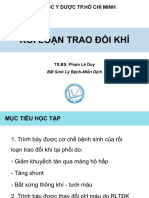 Rối loạn trao đổi khí