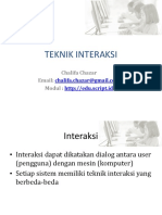 Teknik Interaksi Chalifa Chazar Modul