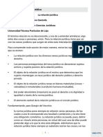 La Relacion Juridica SEMANA 9