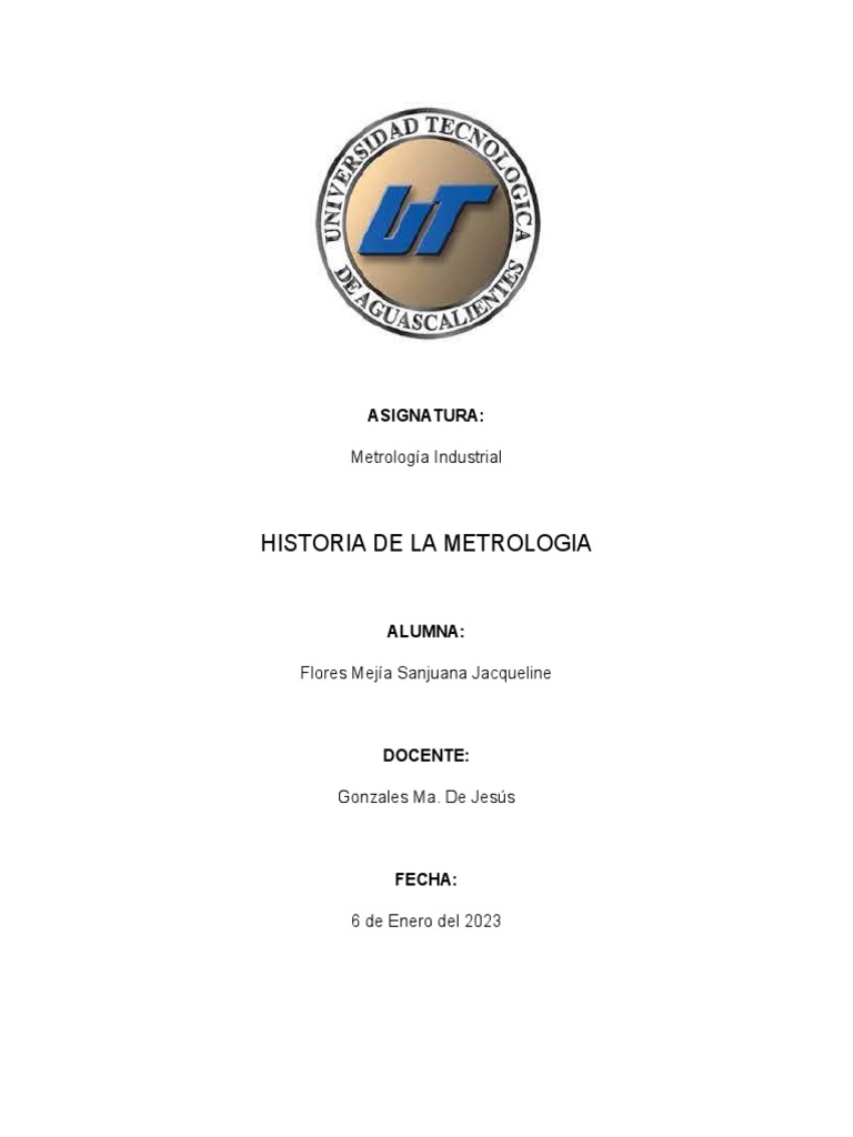 Historia Metro PDF Sistema Internacional de Unidades Cantidades
