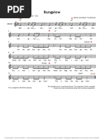 Bungalow Melody - Lyrics - Chords