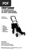 Craftsman Mower Manual