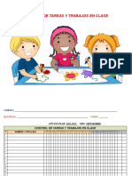 Control de Tareas y Trabajos en Clase