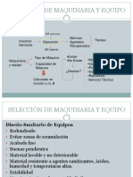 Selección de Maquinaria y Equipo