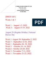 Cyclical Dates