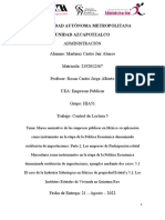 Marco normativo empresas públicas México: Industria siderúrgica y vivienda Quintana Roo