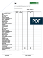 F-IMS022 Rev 0 - Monthly Accident Summary Report