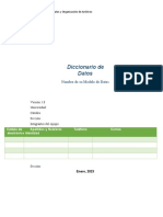 Diccionario de Datos