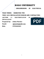Lecture 11 Electrification of Commercial Installation