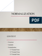 Normalization