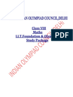 Class VIII Maths IITFoundation & Olympiad Study Package (PDFDrive)